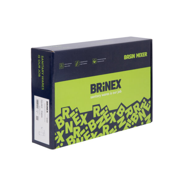 Змішувач для раковини Brinex Pure 001F низький Gunmetal Black BRIPUR001FGRP Змішувач для раковини Brinex Pure 001F низький Gunmetal Black BRIPUR001FGRP
