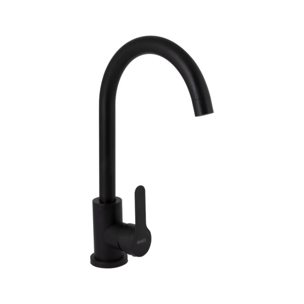 Змішувач для кухні Brinex Pure 015F U-образний Black Matt BRIPUR015FBLM Змішувач для кухні Brinex Pure 015F U-образний Black Matt BRIPUR015FBLM