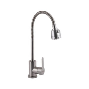 Змішувач для кухні Brinex Pure 015F41 з гнучким виливом Nickel BRIPUR015F41NKL Змішувач для кухні Brinex Pure 015F41 з гнучким виливом Nickel BRIPUR015F41NKL