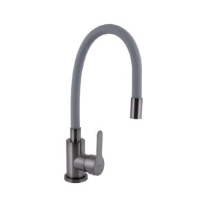 Змішувач для кухні Brinex Pure 015F3 з гнучким виливом Graphite/Grey BRIPUR015F3GRG Змішувач для кухні Brinex Pure 015F3 з гнучким виливом Graphite/Grey BRIPUR015F3GRG