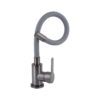 Змішувач для кухні Brinex Pure 015F3 з гнучким виливом   Graphite/Grey BRIPUR015F3GRG