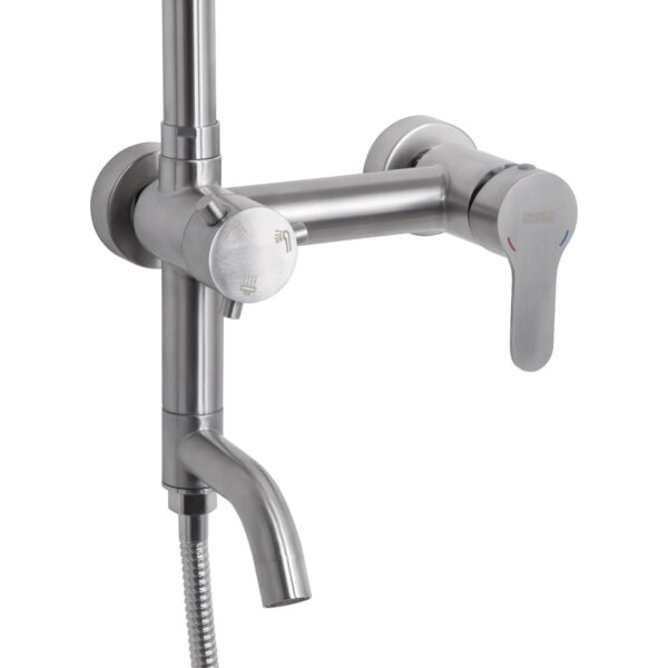 Душова система універсальна Brinex Pure 1030 на три споживачі Nickel BRIPUR1030NKL Душова система універсальна Brinex Pure 1030 на три споживачі Nickel BRIPUR1030NKL