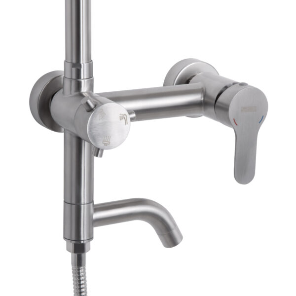 Душова система універсальна Brinex Pure 1030 на три споживачі Nickel BRIPUR1030NKL Душова система універсальна Brinex Pure 1030 на три споживачі Nickel BRIPUR1030NKL