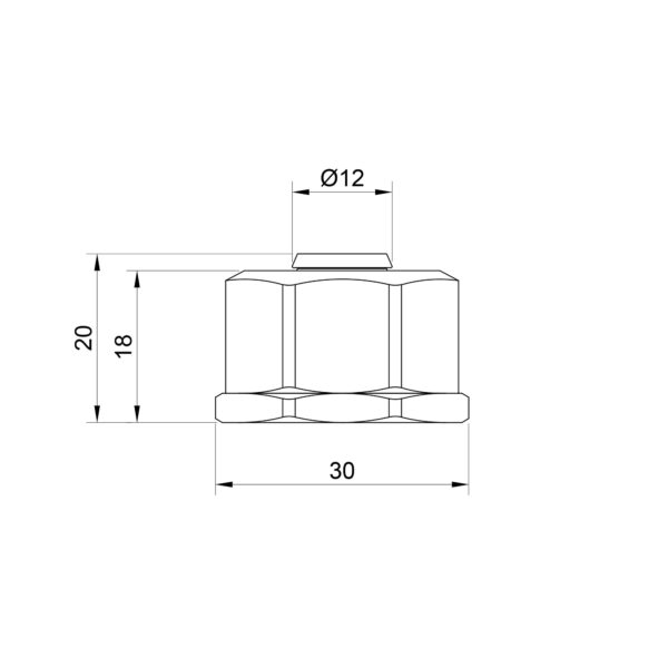 Євроконус Thermo Alliance Standart 3/4" 16х2 мм TAS346 Євроконус Thermo Alliance Standart 3/4" 16х2 мм TAS346