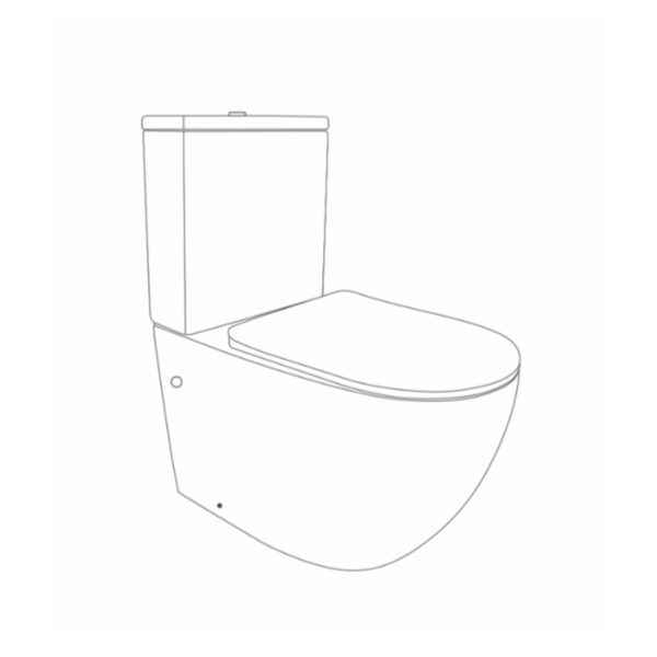 Унитаз напольный Qtap Jay Ultra Quiet с сиденьем Soft-close 640x360x835 мм QT07222175TW White Унітаз підлоговий Qtap Jay Ultra Quiet з сидінням Soft-close 640x360x835 мм QT07222175TW White