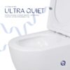Унитаз напольный Qtap Jay Ultra Quiet с сиденьем Soft-close 640x360x835 мм QT07222175TW White Унітаз підлоговий Qtap Jay Ultra Quiet з сидінням Soft-close 640x360x835 мм QT07222175TW White
