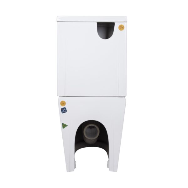 Унитаз напольный Qtap Jay Ultra Quiet с сиденьем Soft-close 640x360x835 мм QT07222175TW White Унітаз підлоговий Qtap Jay Ultra Quiet з сидінням Soft-close 640x360x835 мм QT07222175TW White