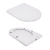 Унитаз напольный Qtap Jay Ultra Quiet с сиденьем Soft-close 640x360x835 мм QT07222175TW White Унітаз підлоговий Qtap Jay Ultra Quiet з сидінням Soft-close 640x360x835 мм QT07222175TW White
