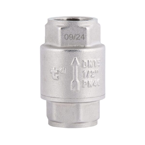 Зворотний клапан Thermo Alliance Forte 1/2"ВВ нікельований із латунним штоком TAF240W15 Зворотний клапан Thermo Alliance Forte 1/2"ВВ нікельований із латунним штоком TAF240W15