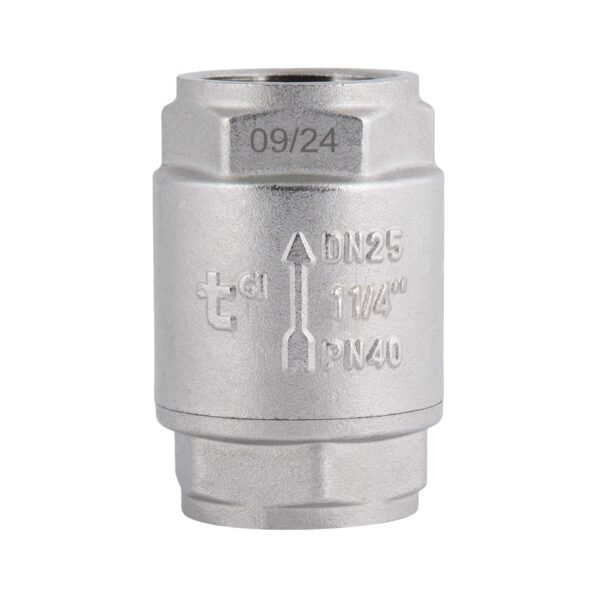 Зворотний клапан Thermo Alliance Forte 1 1/4"ВВ нікель із латунним штоком TAF240W32
