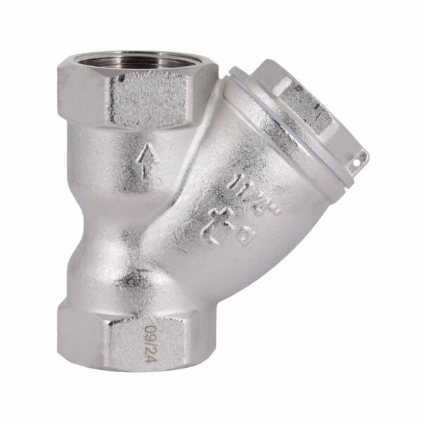 Фільтр грубої очистки Thermo Alliance Forte 1 1/4"ВВ нікель для води косий TAF124W32 Фільтр грубої очистки Thermo Alliance Forte 1 1/4"ВВ нікель для води косий TAF124W32