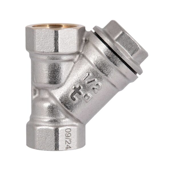 Фильтр грубой очистки Thermo Alliance Standart 1/2"В никель для воды косой TAS124W15 Фільтр грубої очистки Thermo Alliance Standart 1/2"ВВ нікель для води косий TAS124W15