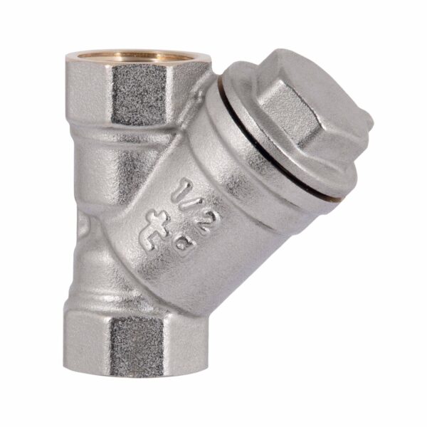 Фильтр грубой очистки Thermo Alliance Standart 1/2"В никель для воды косой TAS124W15 Фільтр грубої очистки Thermo Alliance Standart 1/2"ВВ нікель для води косий TAS124W15