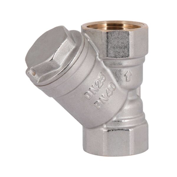 Фільтр грубої очистки Thermo Alliance Standart 3/4"ВВ нікель для води косий TAS124W20 Фільтр грубої очистки Thermo Alliance Standart 3/4"ВВ нікель для води косий TAS124W20