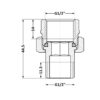 Згон-американка Thermo Alliance Standart 1/2"ВЗ никель, прямой TAS190W15 Згін-американка Thermo Alliance Standart 1/2"ВЗ нікель, прямий TAS190W15
