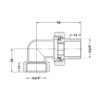 Згін-американка Thermo Alliance Standart 3/4"ВЗ нікель, кутовий TAS191W20