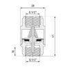 Зворотний клапан Thermo Alliance Base 1/2"ВВ Slim із латунним штоком TAB240W15S Зворотний клапан Thermo Alliance Base 1/2"ВВ Slim із латунним штоком TAB240W15S