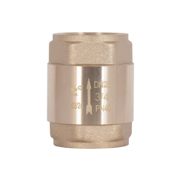 Зворотний клапан Thermo Alliance Base 3/4"ВВ Slim із латунним штоком TAB240W20S Зворотний клапан Thermo Alliance Base 3/4"ВВ Slim із латунним штоком TAB240W20S
