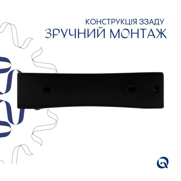 Комплект Qtap Nando LT: Раковина підвісна прамокутна 500х420х130 мм Matt Black + Донний клапан PU03O Комплект Qtap Nando LT: Раковина підвісна прамокутна 500х420х130 мм Matt Black + Донний клапан PU03O