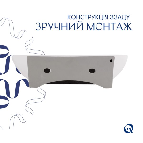Комплект Qtap Cardinal: Раковина підвісна / накладна овальна 565х400х130 мм White + Донний клапан PU02 Комплект Qtap Cardinal: Раковина підвісна / накладна овальна 565х400х130 мм White + Донний клапан PU02