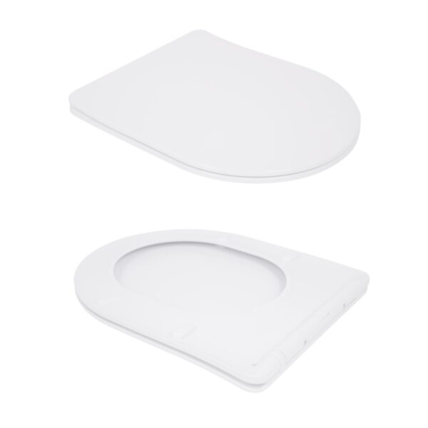 Унітаз підвісний Qtap Swan безобідковий з сідінням Soft-close QT16335180W Унітаз підвісний Qtap Swan безобідковий з сідінням Soft-close QT16335180W