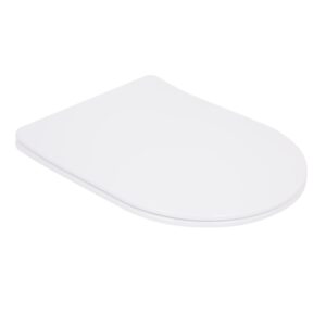 Сидіння для унітаза  (Robin 520,660, Scorpio 520,660) 460x362x50 мм, White, з мікроліфтом, Slim Duroplast, Quick Release