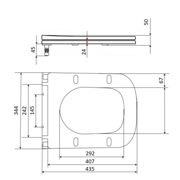 Сидіння для унітаза (Tern 490,520,610) 435x344x50 мм, White, з мікроліфтом, Slim Duroplast, Quick Release QTSC179W47353 Qtap Сидіння для унітаза (Tern 490,520,610) 435x344x50 мм, White, з мікроліфтом, Slim Duroplast, Quick Release QTSC179W47353 Qtap