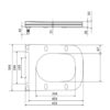 Сидіння для унітаза (Tern 490) 435x344x50 мм, Matt Black, з мікроліфтом, Slim Duroplast, Quick Release QTSC179MB47354 Qtap Сидіння для унітаза (Tern 490) 435x344x50 мм, Matt Black, з мікроліфтом, Slim Duroplast, Quick Release QTSC179MB47354 Qtap