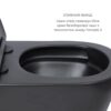 Комплект Qtap Scorpio Matt Black 2 в 1: унітаз підвісний Ultra Quiet QT14332380AMB + біде підвісне QT1455053FMB Комплект Qtap Scorpio Matt Black 2 в 1: унітаз підвісний Ultra Quiet QT14332380AMB + біде підвісне QT1455053FMB
