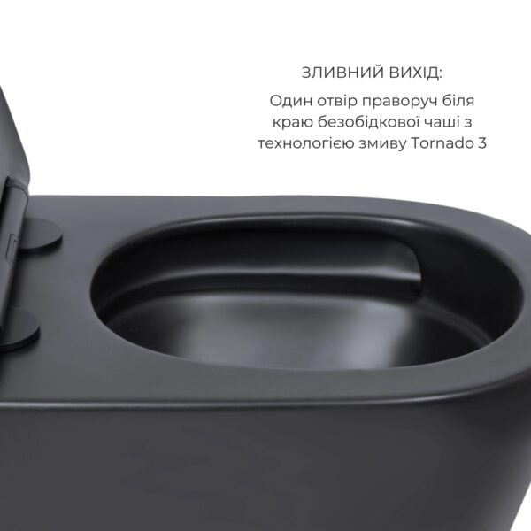 Комплект Qtap Scorpio Matt Black 2 в 1: унітаз підвісний Ultra Quiet QT14332380AMB + біде підвісне QT1455053FMB Комплект Qtap Scorpio Matt Black 2 в 1: унітаз підвісний Ultra Quiet QT14332380AMB + біде підвісне QT1455053FMB