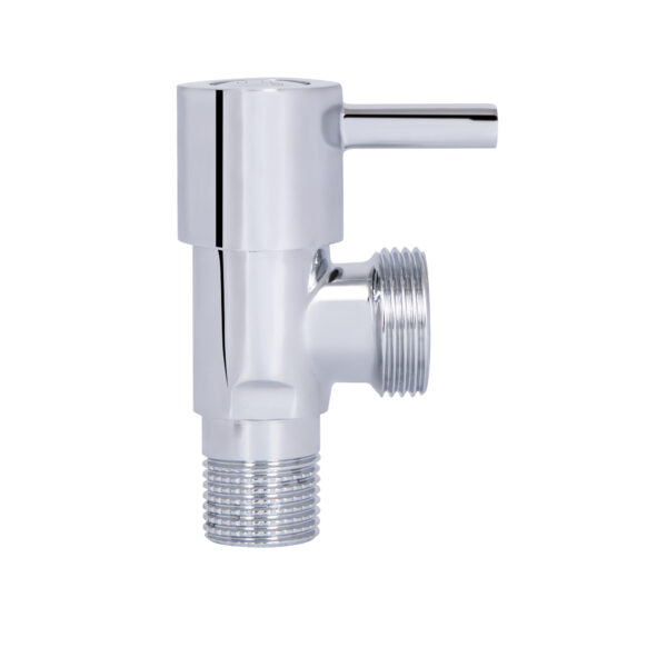Кран угловой Thermo Alliance Standart (ручка палочка) с керам.буксой 1/2"Н х 3/4"Н SF343W1520 Кран кутовий Thermo Alliance Standart (ручка паличка) з керам.буксою 1/2"Н х 3/4"Н SF343W1520