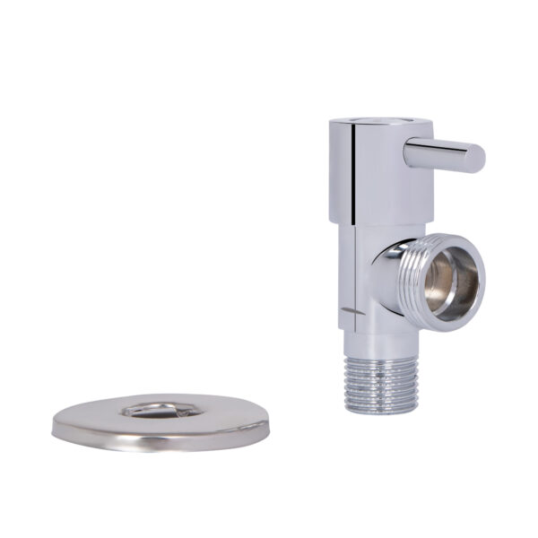 Кран угловой Thermo Alliance Standart (ручка палочка) с керам.буксой 1/2"Н х 3/4"Н SF343W1520 Кран кутовий Thermo Alliance Standart (ручка паличка) з керам.буксою 1/2"Н х 3/4"Н SF343W1520