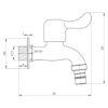 Кран кульовий для поливу Thermo Alliance Standart 1/2" нерж. TAS348W15SS Кран кульовий для поливу Thermo Alliance Standart 1/2" нерж. TAS348W15SS