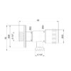 Кран кутовий Thermo Alliance Standart 1/2"ЗЗ нерж., з керам. буксою TAS345W1515SS Кран кутовий Thermo Alliance Standart 1/2"ЗЗ нерж., з керам. буксою TAS345W1515SS
