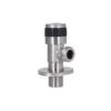 Кран кутовий Thermo Alliance Standart 1/2"ЗЗ нерж., з керам. буксою TAS345W1515SS Кран кутовий Thermo Alliance Standart 1/2"ЗЗ нерж., з керам. буксою TAS345W1515SS