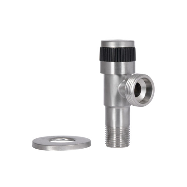 Кран кутовий Thermo Alliance Standart 1/2"Зх3/4"З нерж., з керам. буксою TAS345W1520SS Кран кутовий Thermo Alliance Standart 1/2"Зх3/4"З нерж., з керам. буксою TAS345W1520SS