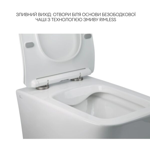 Комплект Qtap Crow 2 в 1: унітаз підвісний Rimless + біде підвісне Комплект Qtap Crow 2 в 1: унітаз підвісний Rimless + біде підвісне