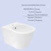 Комплект Qtap Swan 2 в 1: унітаз підвісний Rimless + біде підвісне