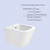 Комплект Qtap Tern 2 в 1: унітаз підвісний Ultra Quiet + біде підвісне Комплект Qtap Tern 2 в 1: унітаз підвісний Ultra Quiet + біде підвісне