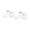Комплект кранів Thermo Alliance Standart 1/2" З для рушникосушарки кутовий білий SF395W15W