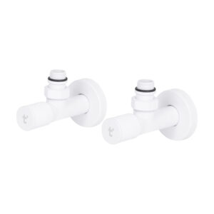Комплект кранів Thermo Alliance Standart 1/2" З для рушникосушарки кутовий білий SF395W15W Комплект кранів Thermo Alliance Standart 1/2" З для рушникосушарки кутовий білий SF395W15W