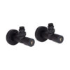 Комплект кранів Thermo Alliance Standart 1/2" З для рушникосушарки кутовий чорний SF395W15B