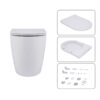 Готовое решение Qtap для ванной комнаты: подвесной унитаз Robin Ultra Quiet 520x365x365 + комплект инсталляции Nest 4 в 1 (круглая Готове рішення Qtap для ванної кімнати: підвісний унітаз Robin Ultra Quiet 520x365x365 + комплект інсталяції Nest 4 в 1 (кругла