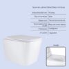 Готовое решение Qtap для ванной комнаты: подвесной унитаз Tern Ultra Quiet 525x345x360 + комплект инсталляции Nest 4 в 1 (линейная Готове рішення Qtap для ванної кімнати: підвісний унітаз Tern Ultra Quiet 525x345x360 + комплект інсталяції Nest 4 в 1 (лінійна
