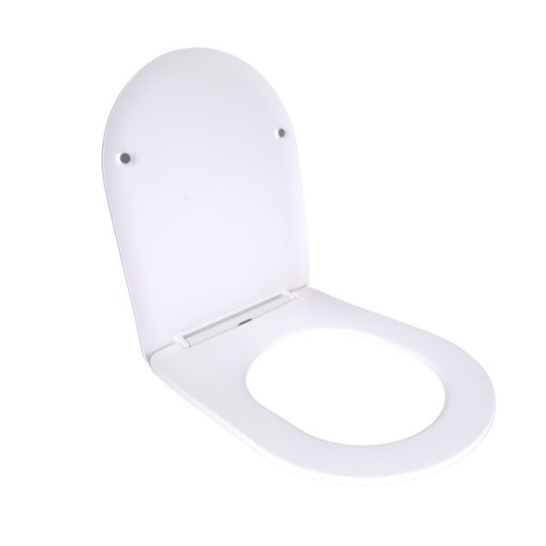 Сидіння для унітаза підлогового (Grand) 560×363×30 мм, White, з мікроліфтом, Slim Duroplast, Quick Release QT26228301W3 Qtap Сидіння для унітаза підлогового (Grand) 560×363×30 мм, White, з мікроліфтом, Slim Duroplast, Quick Release QT26228301W3 Qtap