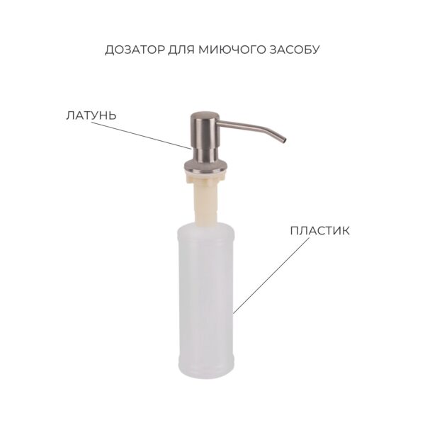 Комплект Lidz Handmade H7849L Мойка для кухни интегрированная крыло слева Brushed в комплекте с дозатором + Lidz K01G Корзина для Комплект Lidz Handmade H7849L Мийка для кухні інтегрована крило зліва Brushed у комплекті з дозатором + Lidz K01G Корзина для