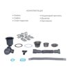 Комплект Lidz Handmade H7849L Мойка для кухни интегрированная крыло слева Brushed в комплекте с дозатором + Lidz K01G Корзина для Комплект Lidz Handmade H7849L Мийка для кухні інтегрована крило зліва Brushed у комплекті з дозатором + Lidz K01G Корзина для