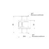 Зворотний клапан Thermo Alliance Standart з латунним штоком 3/4"ВВ посилений TAS246W20 Зворотний клапан Thermo Alliance Standart з латунним штоком 3/4"ВВ посилений TAS246W20