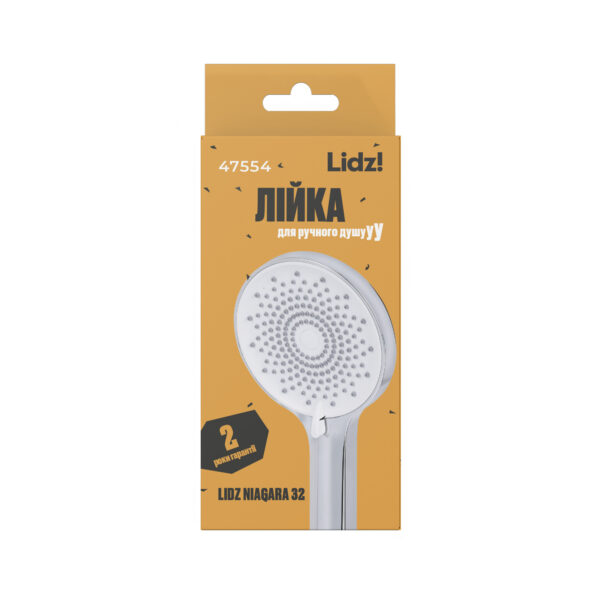 Лейка для ручного душа Lidz Niagara 32 120 мм округлая LDNIA32CRM47554 Chrome Лійка для ручного душу Lidz Niagara 32 120 мм округла LDNIA32CRM47554 Chrome