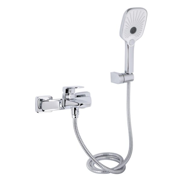 Змішувач для ванни Qtap Tern (c душевым гарнитуром) QTTER259CRM47586 Chrome Змішувач для ванни Qtap Tern (c душевым гарнитуром) QTTER259CRM47586 Chrome